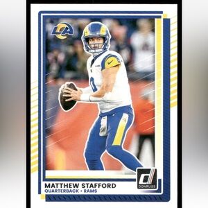 Matthew Stafford 2025 Donruss Los Angeles Rams NFL Football Card